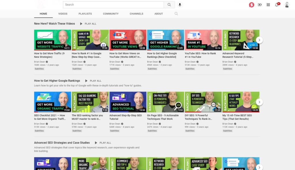 brian dean youtube