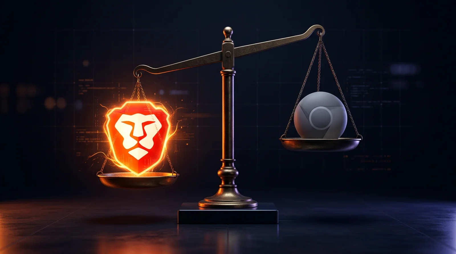 Brave böngésző a Chrome-tal mérlegelve: a pajzs a nehezebb oldal